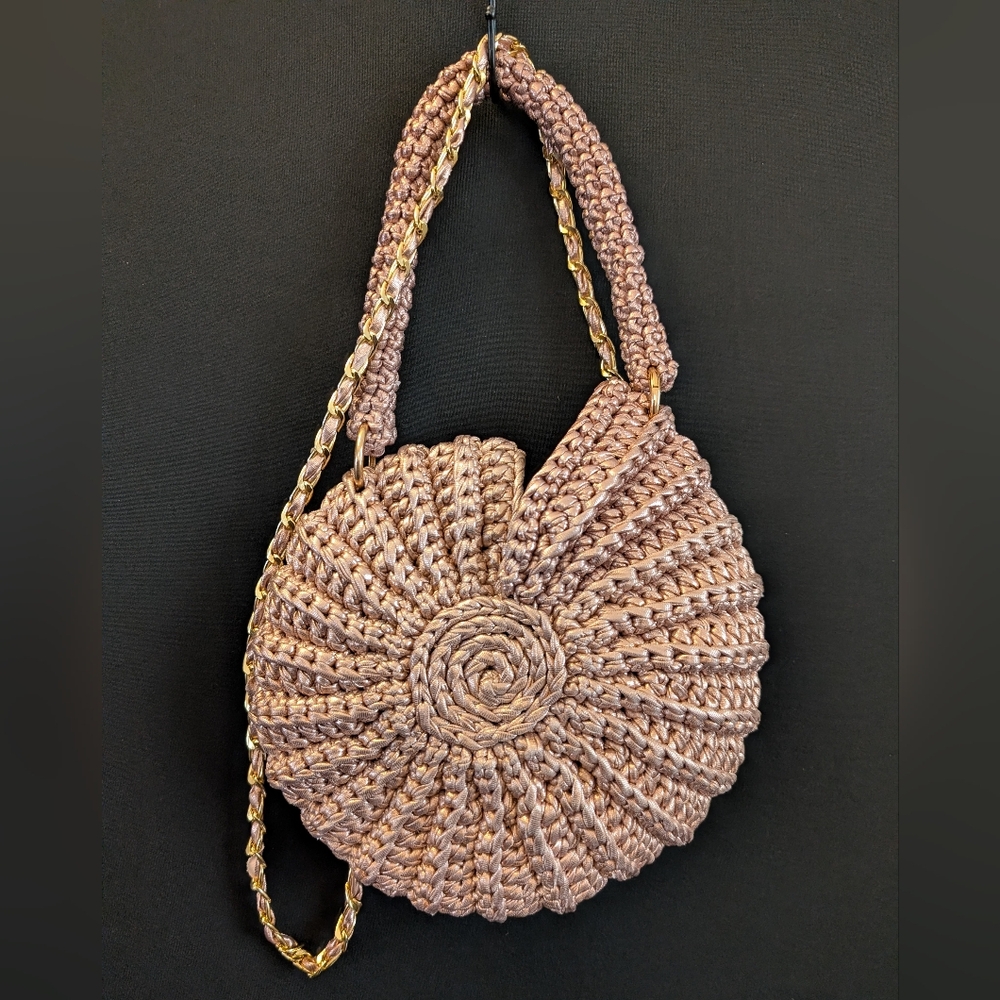 Handmade Seashell Purse - Blush